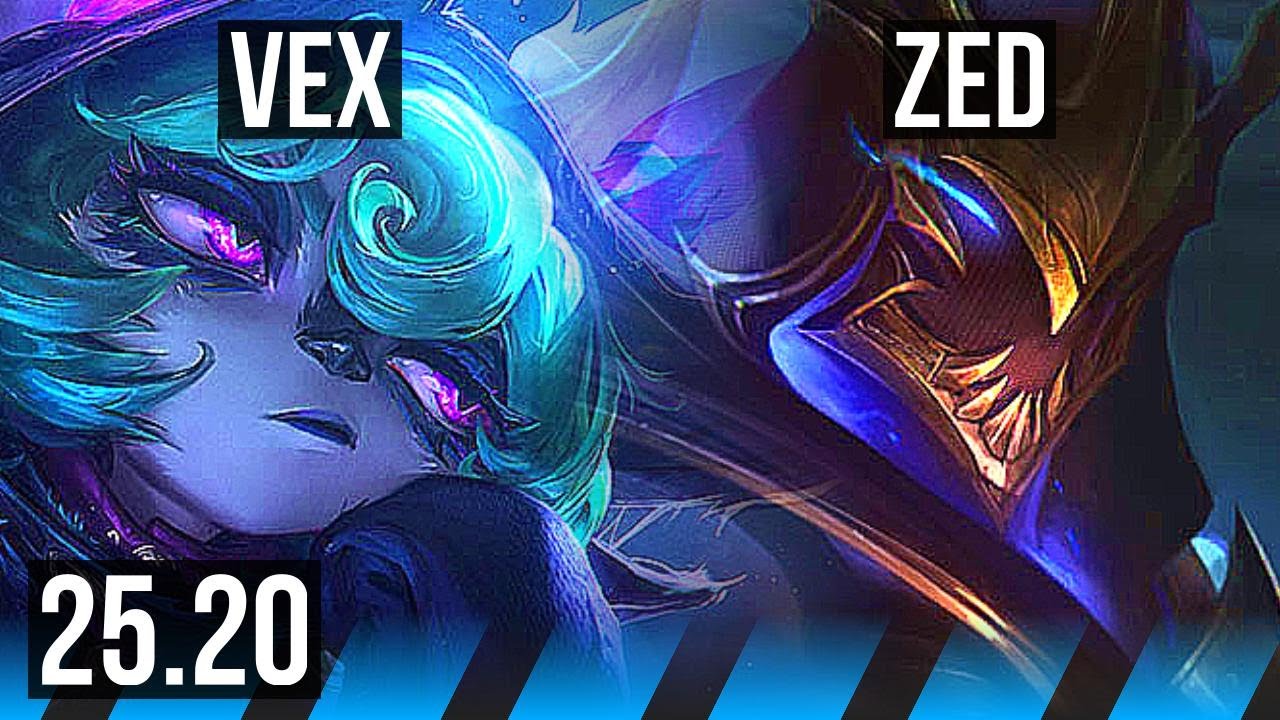 VEX vs ZED (MID) | Invencível | KR Mestre | 25.20