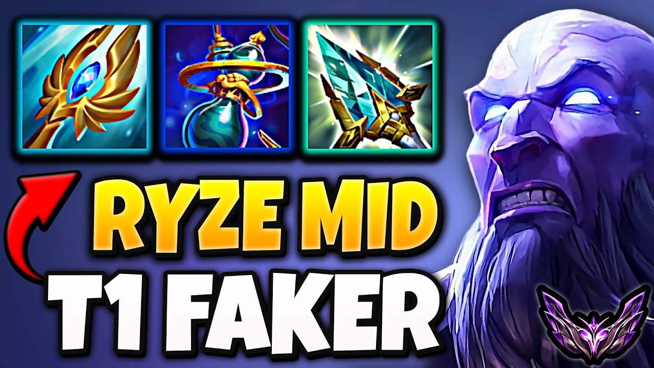 T1 Faker Ryze vs Galio [ MID ] Korea Mestre 1192 LP | Patch 26.6