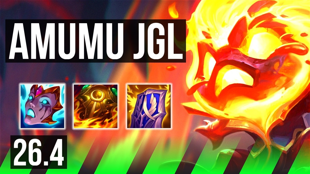 AMUMU vs MALPHITE (JGL) | Perfect KDA: 8/0/13 | EUNE Mestre | 26.4