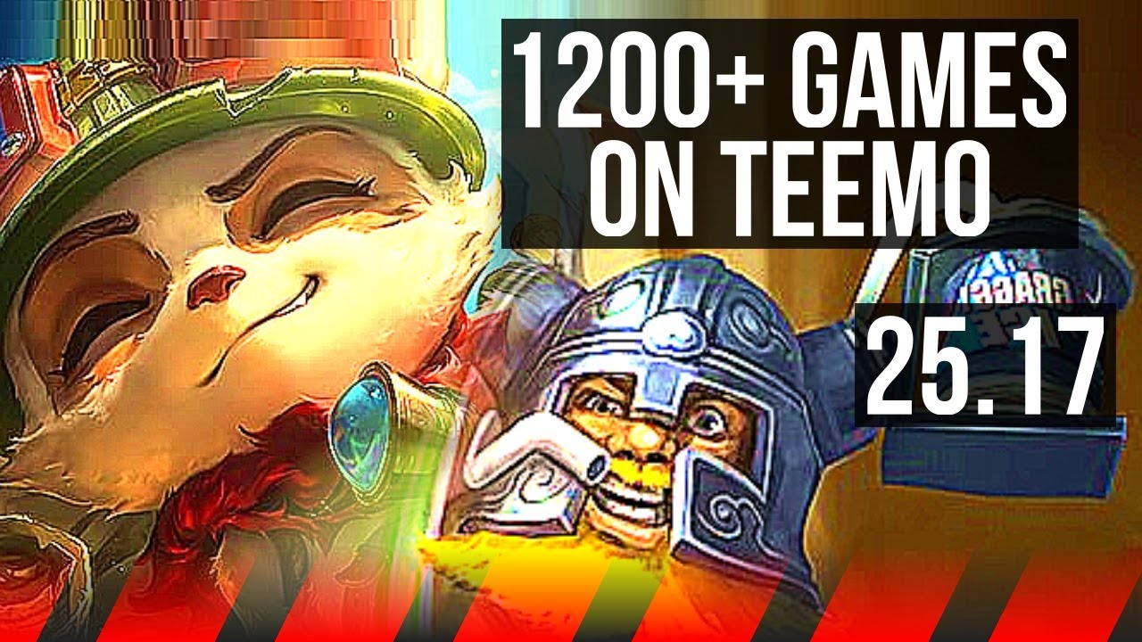 TEEMO vs OLAF (TOP) | 9/1/14, 54k Dano, 1200+ Jogos, Lendário | BR Desafiante | 25.17