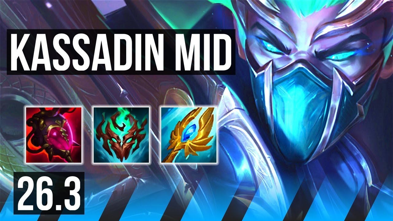 KASSADIN vs AHRI (MID) | Perfect KDA: 15/0/6 | EUNE Grão-Mestre | 26.3