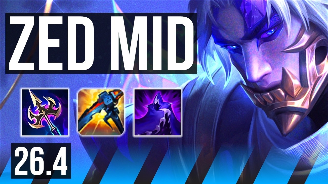 ZED vs VIKTOR (MID) | Good KDA: 18/1/4 | EUW Mestre | 26.4
