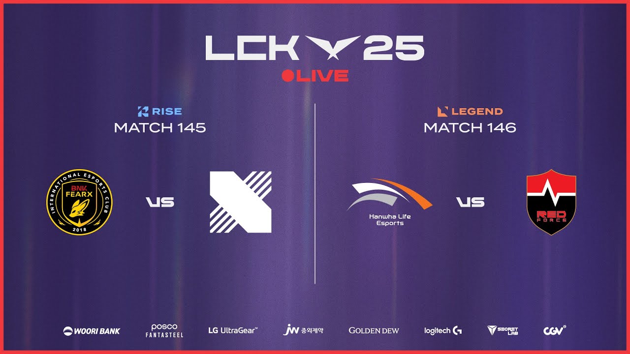 BFX vs DRX – HLE vs NS | LCK 2025