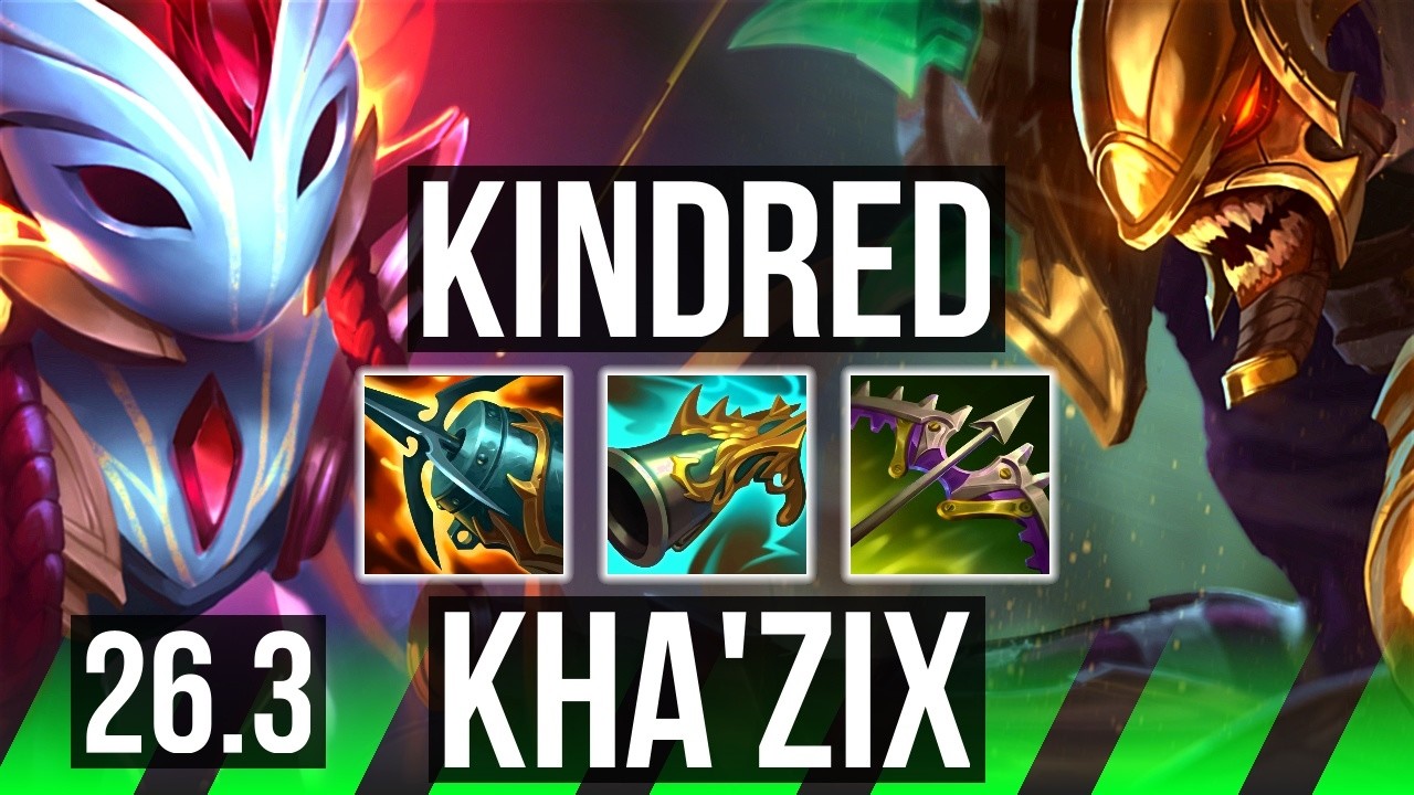 KINDRED vs KHA’ZIX (JGL) | 60K Dano | KR Mestre | 26.3