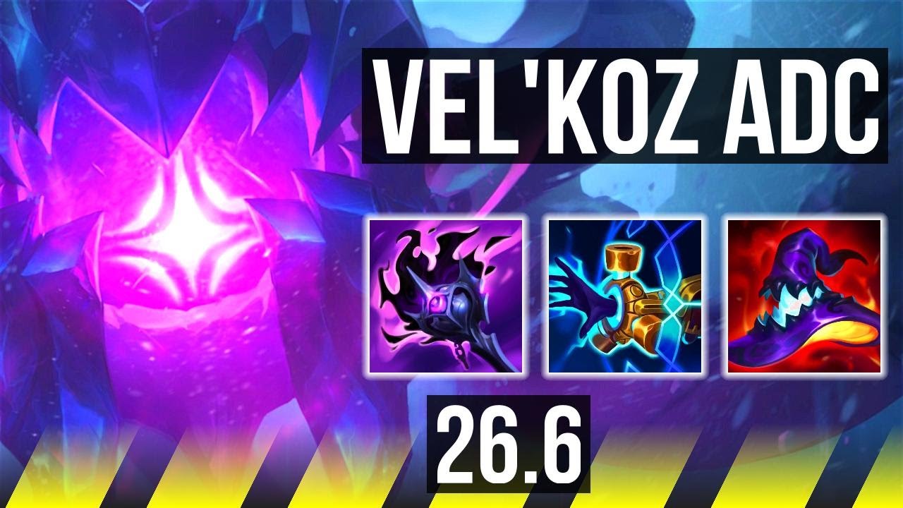 VEL’KOZ & Elise vs JINX & Alistar (ADC) | 56K Dano, Good KDA: 23/2/9 | EUW Desafiante | 26.6