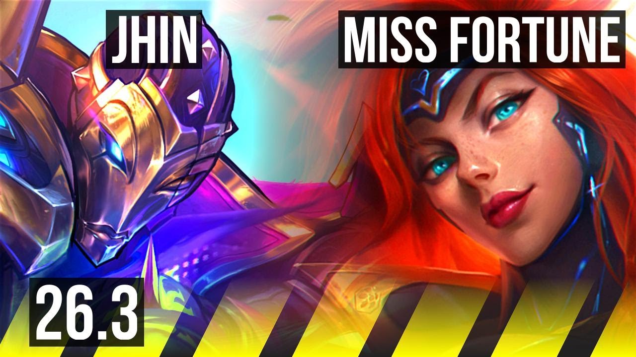 JHIN & Karma vs MISS FORTUNE & Nami (ADC) | Good KDA: 23/1/8 | EUNE&hellip;