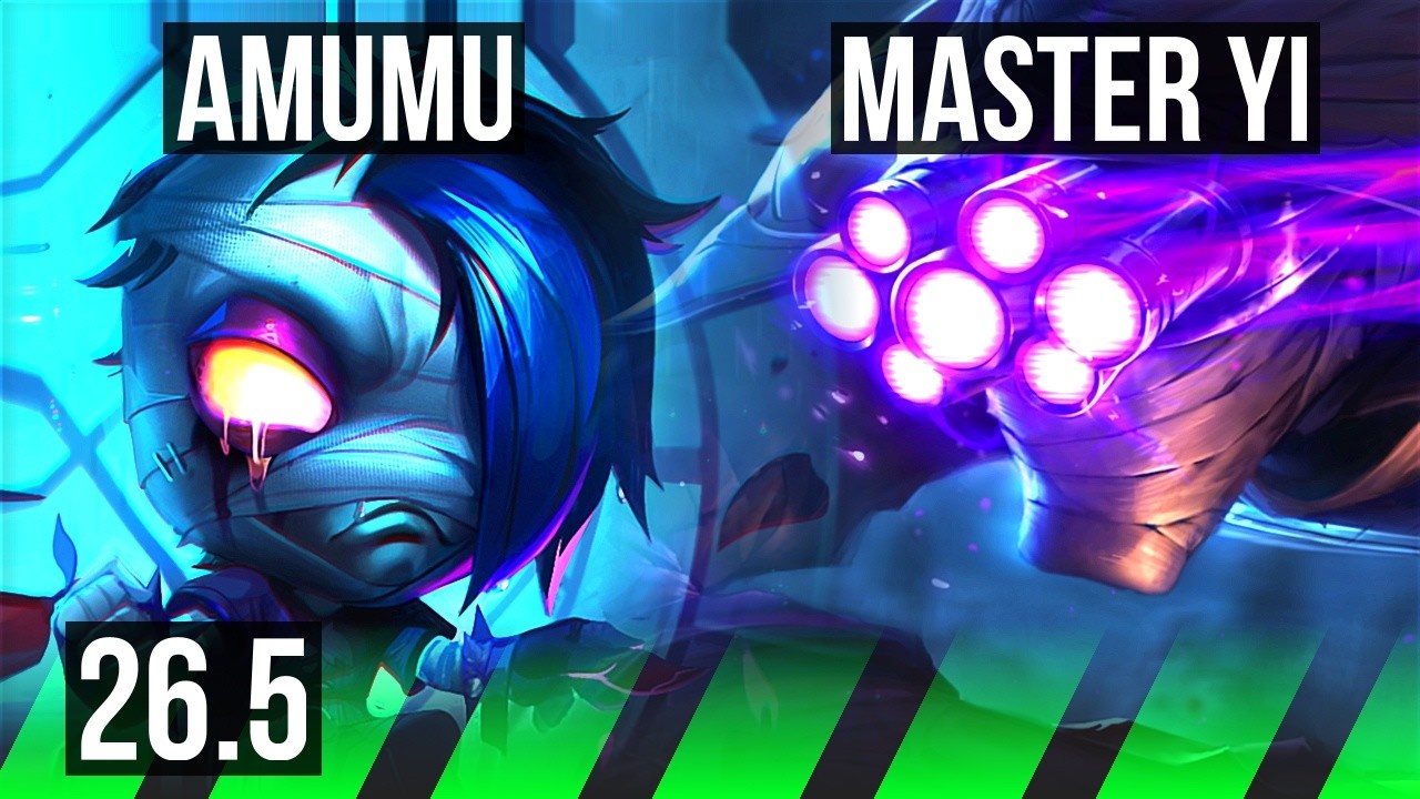 AMUMU vs Mestre YI (JGL) | EUW Diamante | 26.5