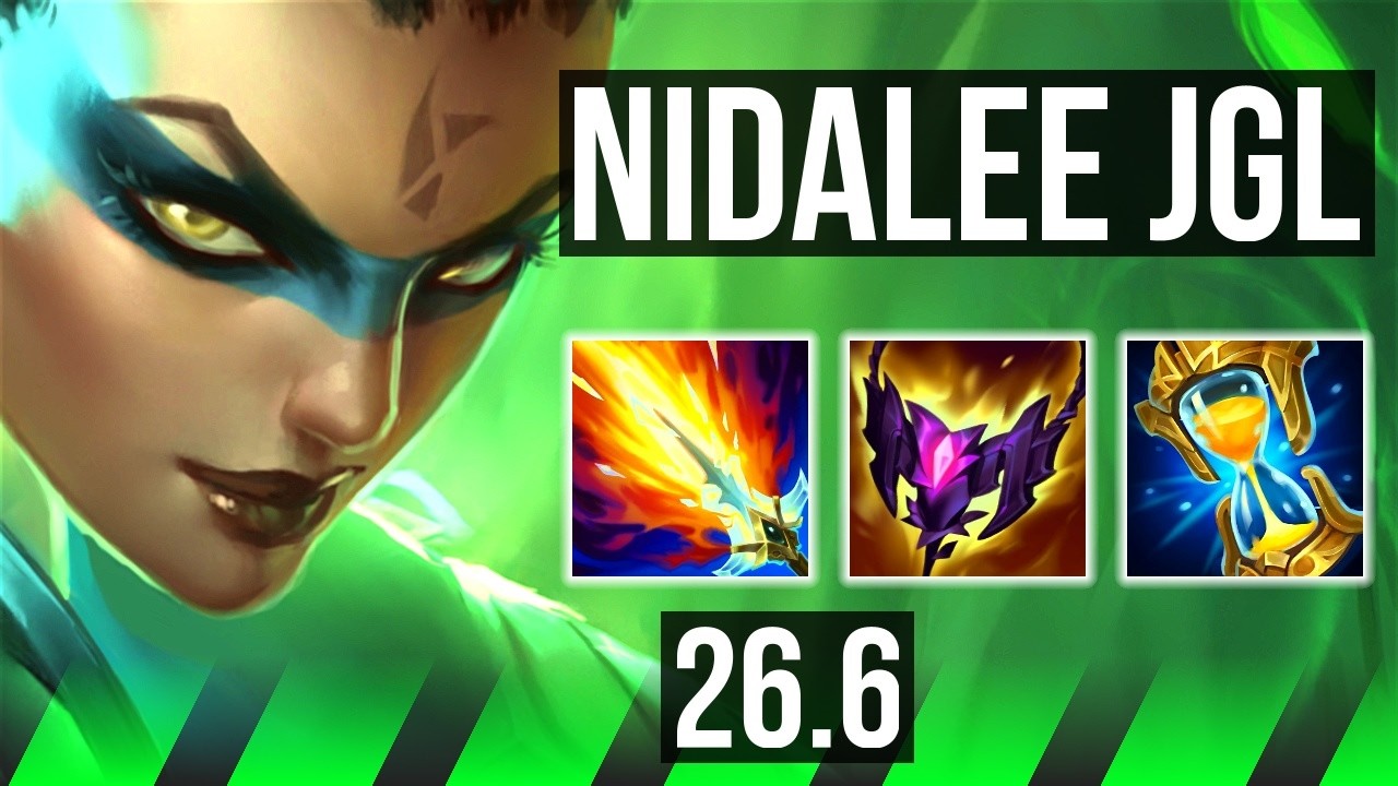NIDALEE vs EKKO (JGL) | Good KDA: 9/1/10, 38K Dano | KR Grão-Mestre | 26.6
