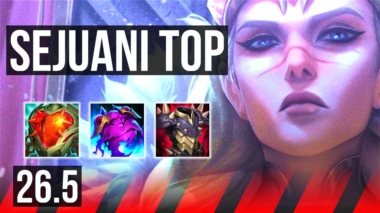 SEJUANI vs RENEKTON (TOP) | Good KDA: 10/1/7, 33K Dano | NA Mestre | 26.5