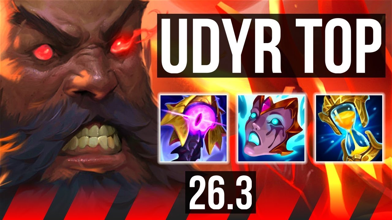 UDYR vs DARIUS (TOP) | Good KDA: 8/1/5 | EUW Grão-Mestre | 26.3