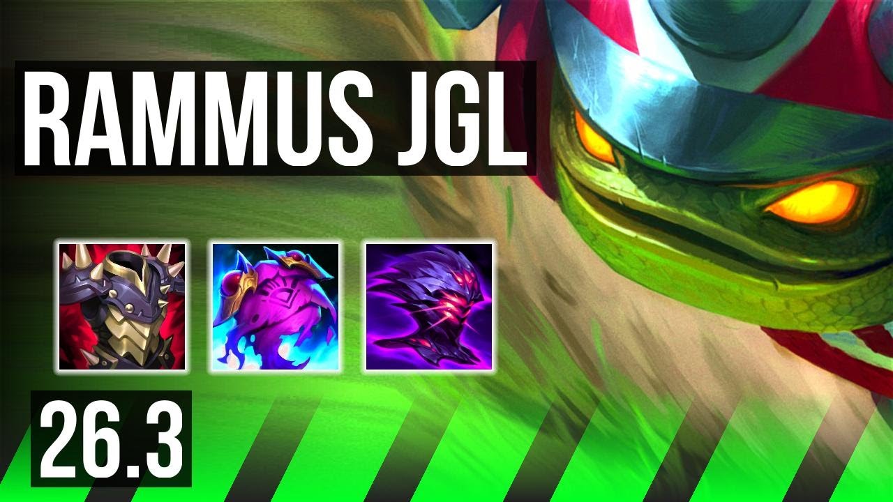 RAMMUS vs ZAAHEN (JGL) | EUW Grão-Mestre | 26.3