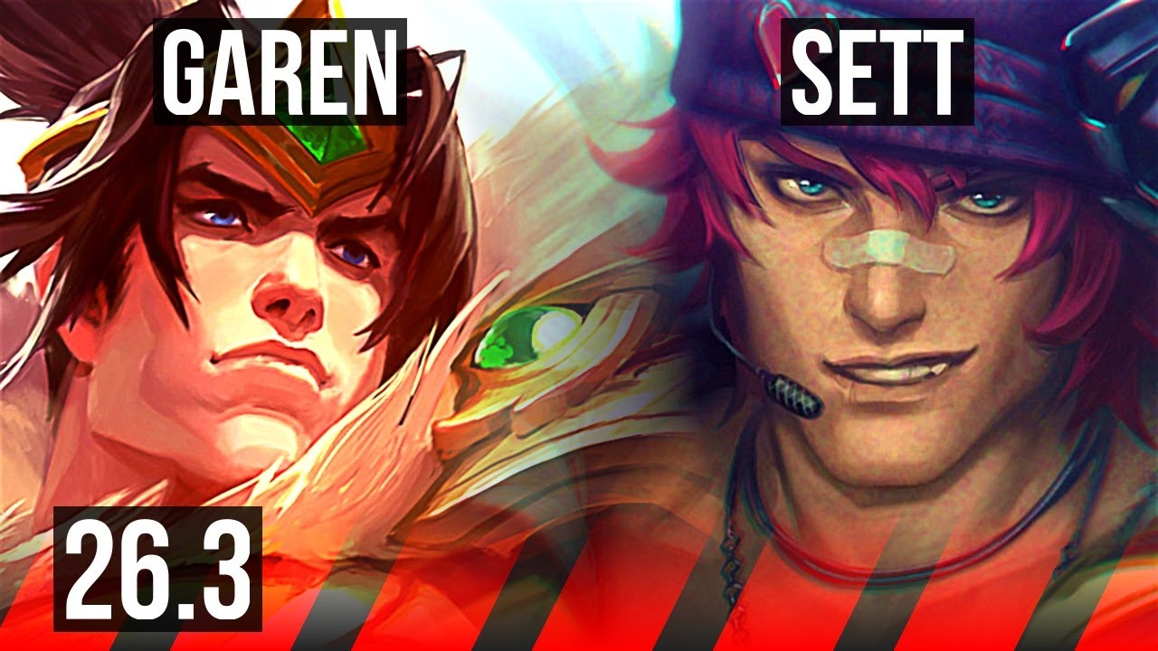 GAREN vs SETT (TOP) | EUW Desafiante | 26.3