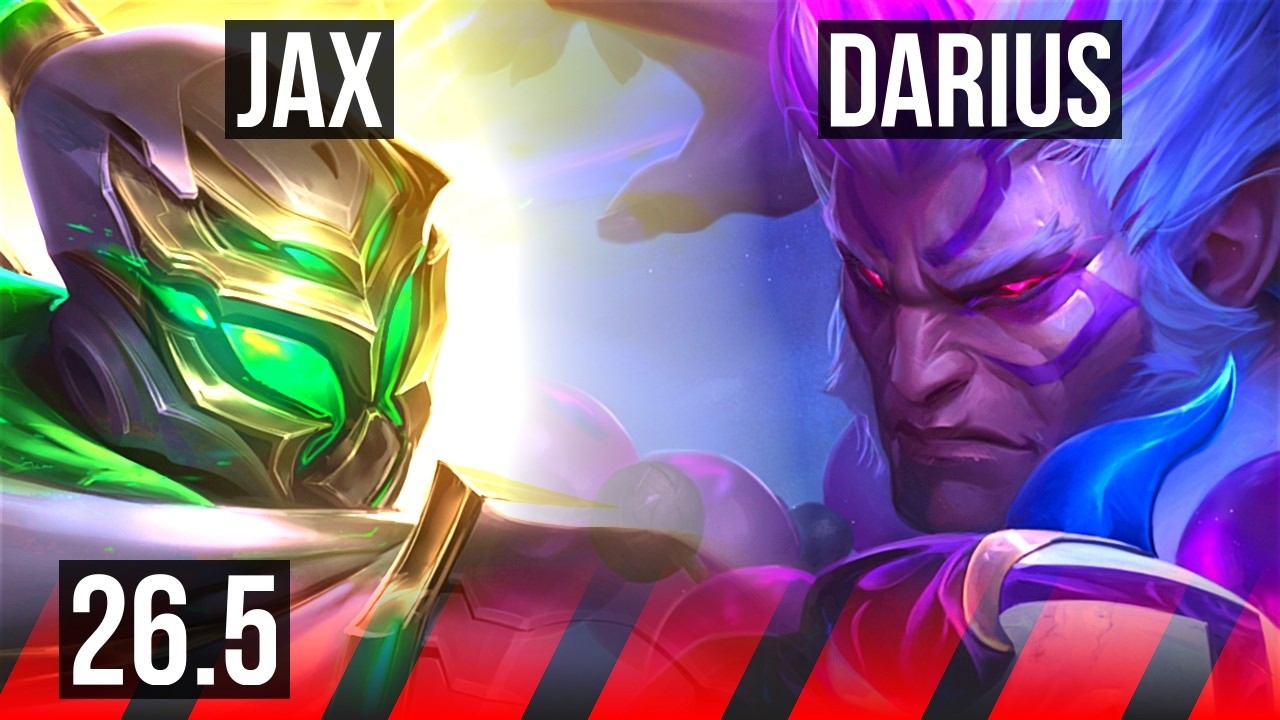 JAX vs DARIUS (TOP) | KR Grão-Mestre | 26.5