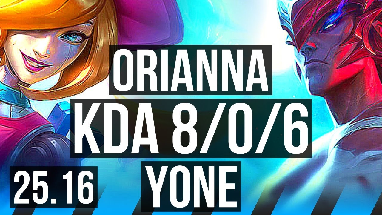 ORIANNA vs YONE (MID) | Lendário | KR Diamante | 25.16
