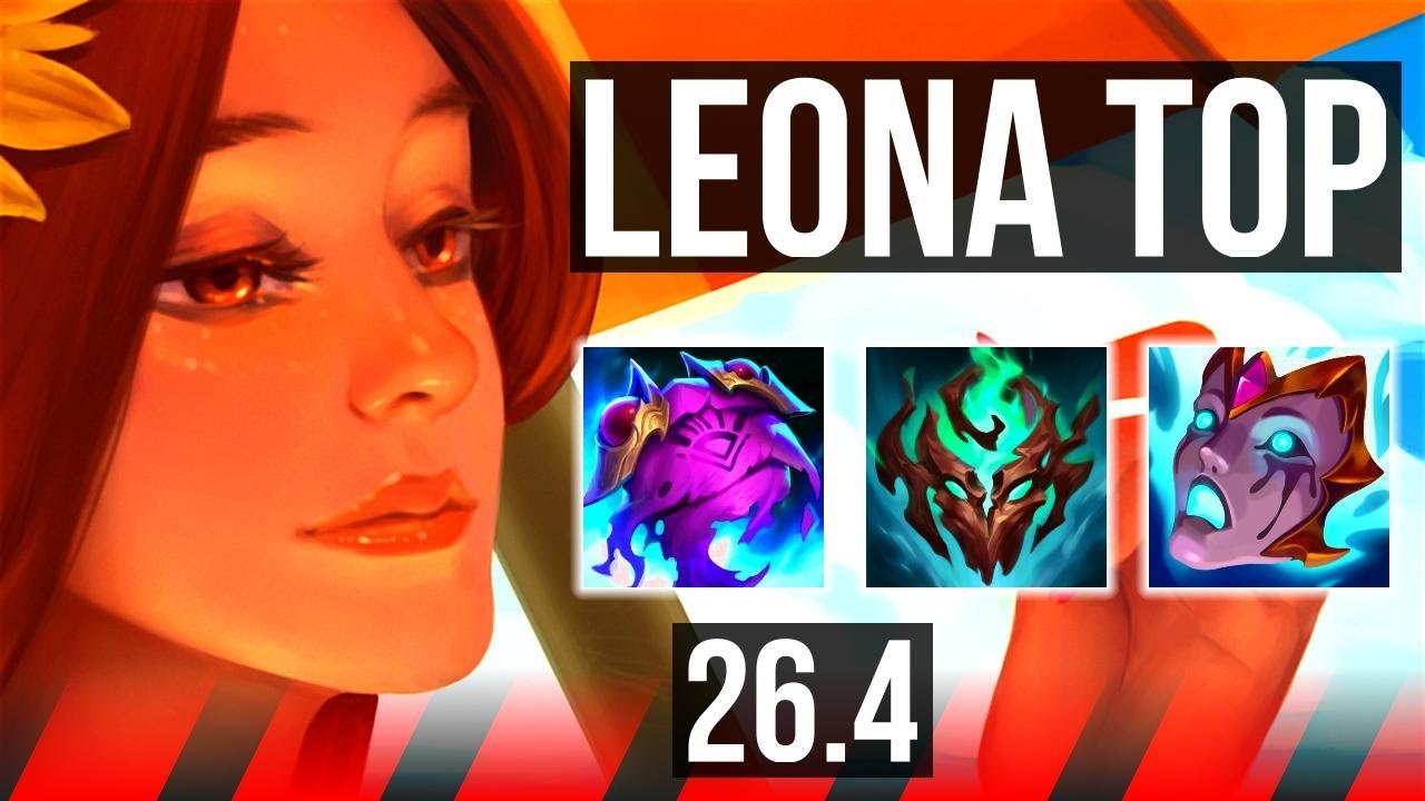 LEONA vs CHO’GATH (TOP) | Conqueror, 25K Dano | EUW Diamante | 26.4
