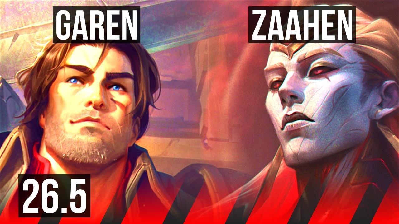 GAREN vs ZAAHEN (TOP) | KR Mestre | 26.5