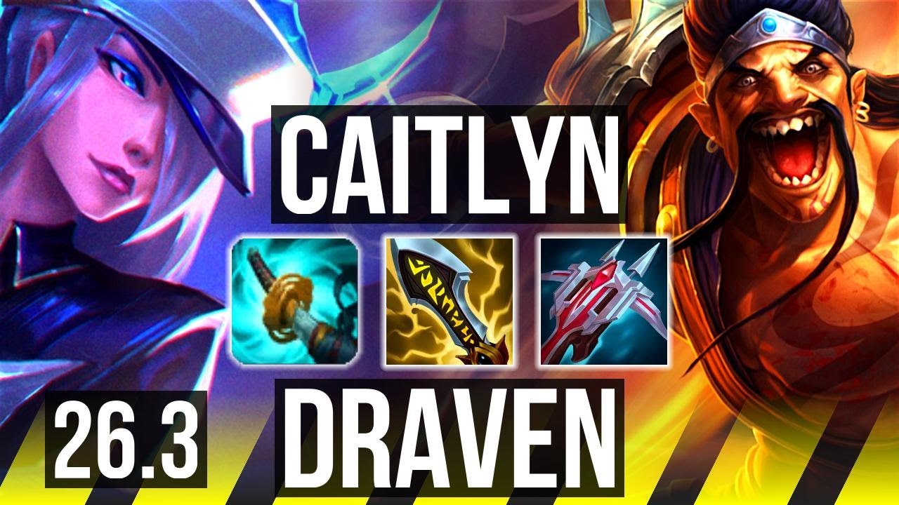 CAITLYN & Thresh vs DRAVEN & Nami (ADC) | NA Mestre | 26.3