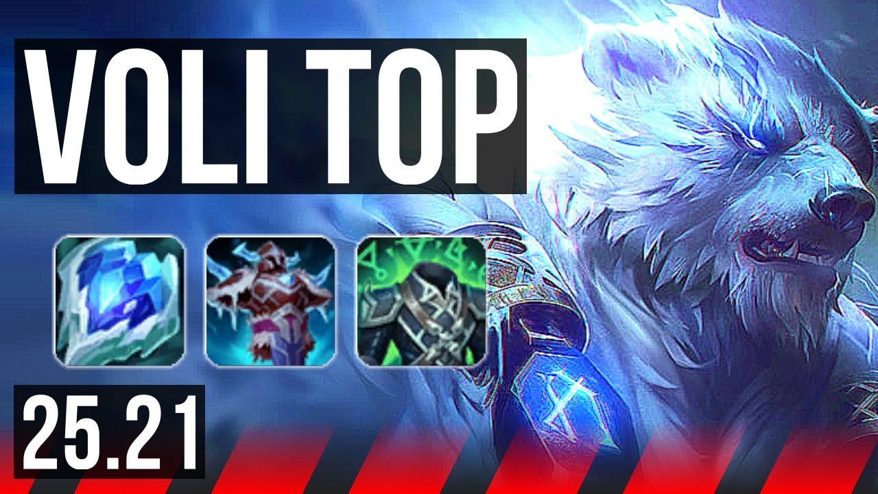 VOLIBEAR vs AMBESSA (TOP) | 800+ Jogos | KR Mestre | 25.21