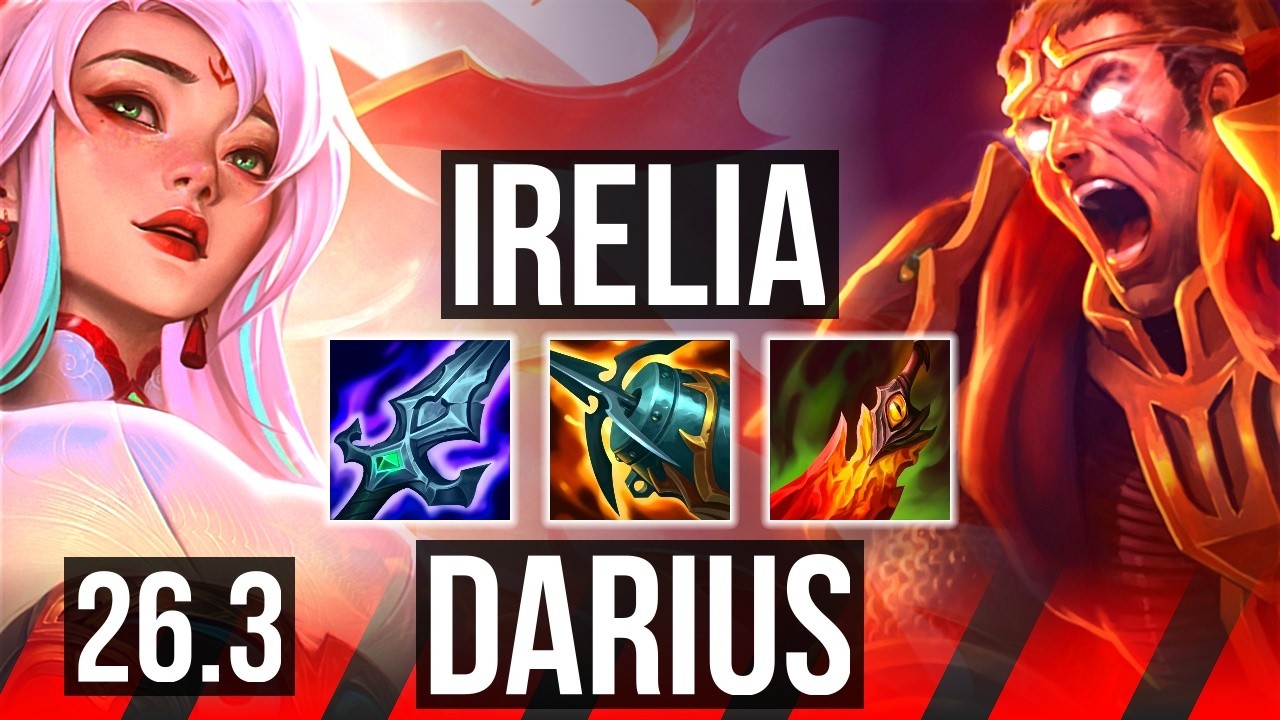 IRELIA vs DARIUS (TOP) | EUNE Mestre | 26.3