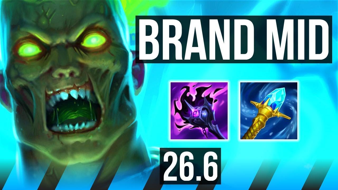 BRAND vs SWAIN (MID) | EUW Grão-Mestre | 26.6