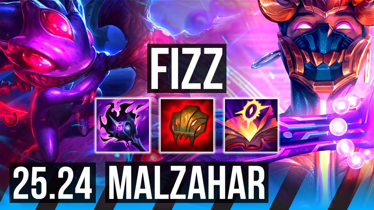 FIZZ vs MALZAHAR (MID) | Good KDA: 13/2/10 | KR Mestre | 25.24