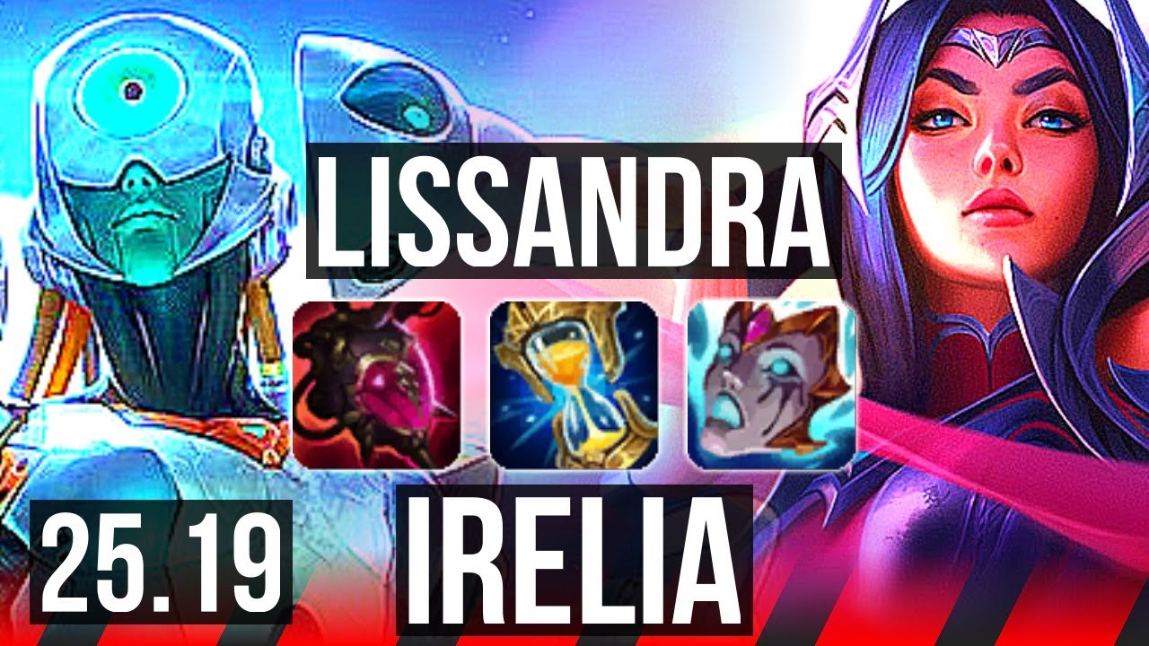 LISSANDRA vs IRELIA (TOP) | 68% winrate | KR Diamante | 25.19