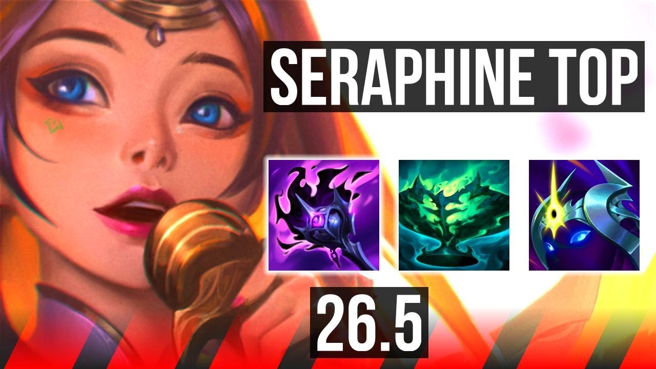 SERAPHINE vs GAREN (TOP) | 24K Dano | EUW Diamante | 26.5