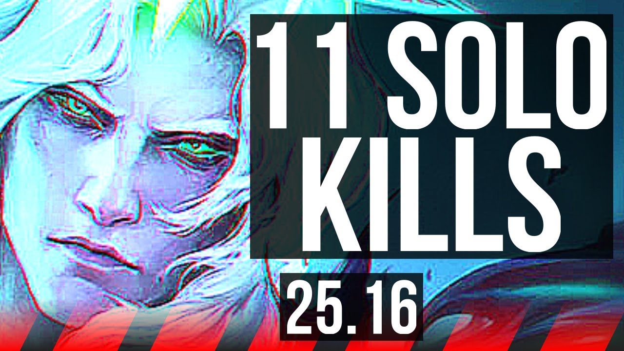 VIEGO vs YASUO (TOP) | 11 Abates Solo, Lendário, 700+ Jogos | KR Mestre | 25.16