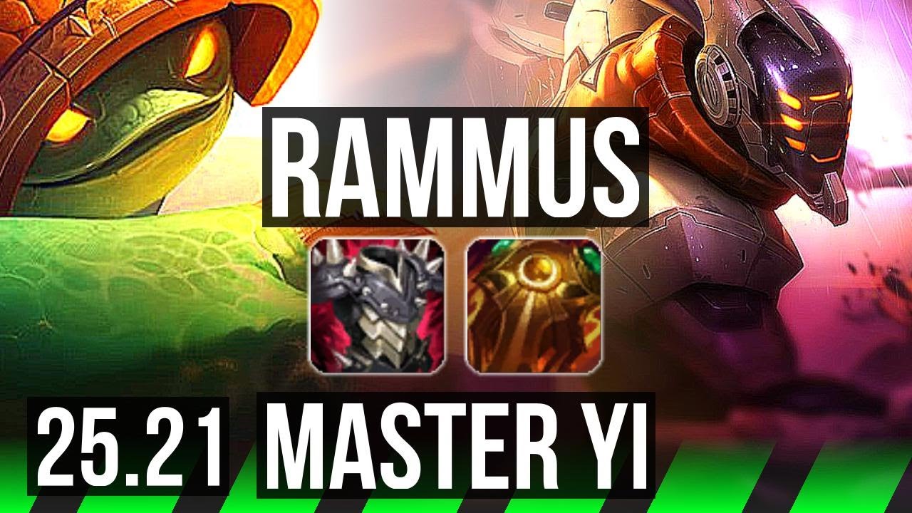 RAMMUS vs Mestre YI (JGL) | KR Mestre | 25.21