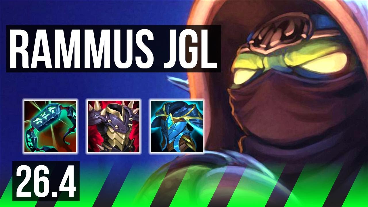 RAMMUS vs NASUS (JGL) | 7k gold Retorno | NA Grão-Mestre | 26.4