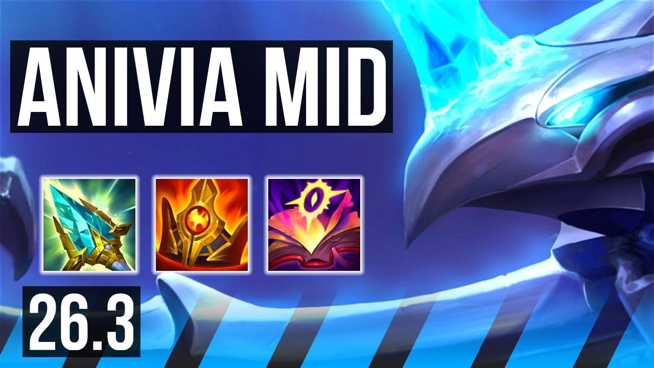 ANIVIA vs XERATH (MID) | Good KDA: 12/1/9 | KR Grão-Mestre | 26.3