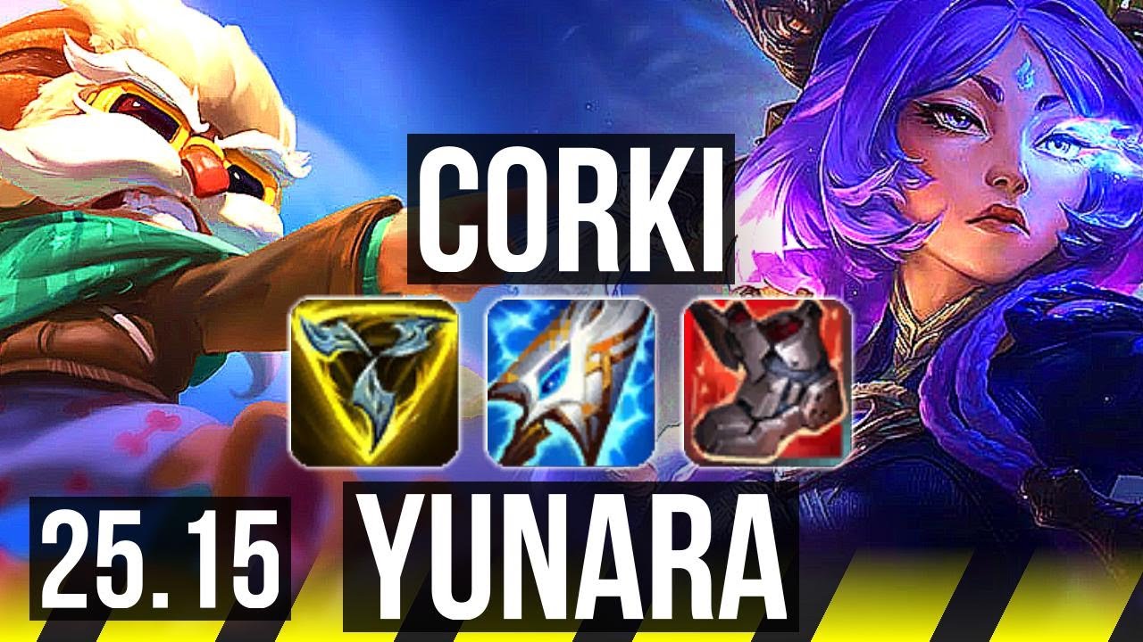 CORKI & Nautilus vs YUNARA & Rakan (ADC) | 12/4/10 | KR Mestre | 25.15