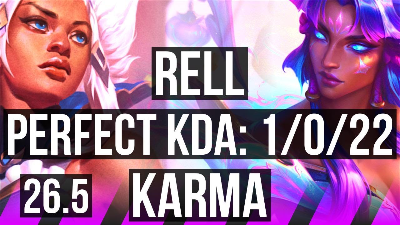 RELL & Miss Fortune vs KARMA & Caitlyn (SUP) | Perfect KDA: 1/0/22 | EUW&hellip;