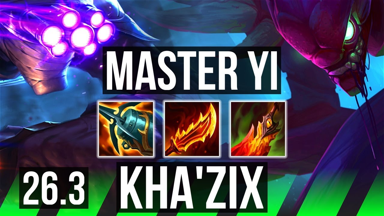 Mestre YI vs KHA’ZIX (JGL) | EUW Mestre | 26.3