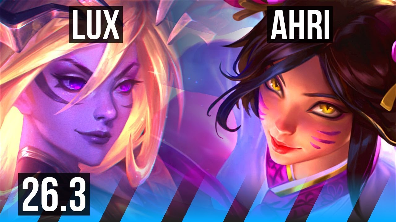 LUX vs AHRI (MID) | Good KDA: 14/1/7 | EUNE Grão-Mestre | 26.3