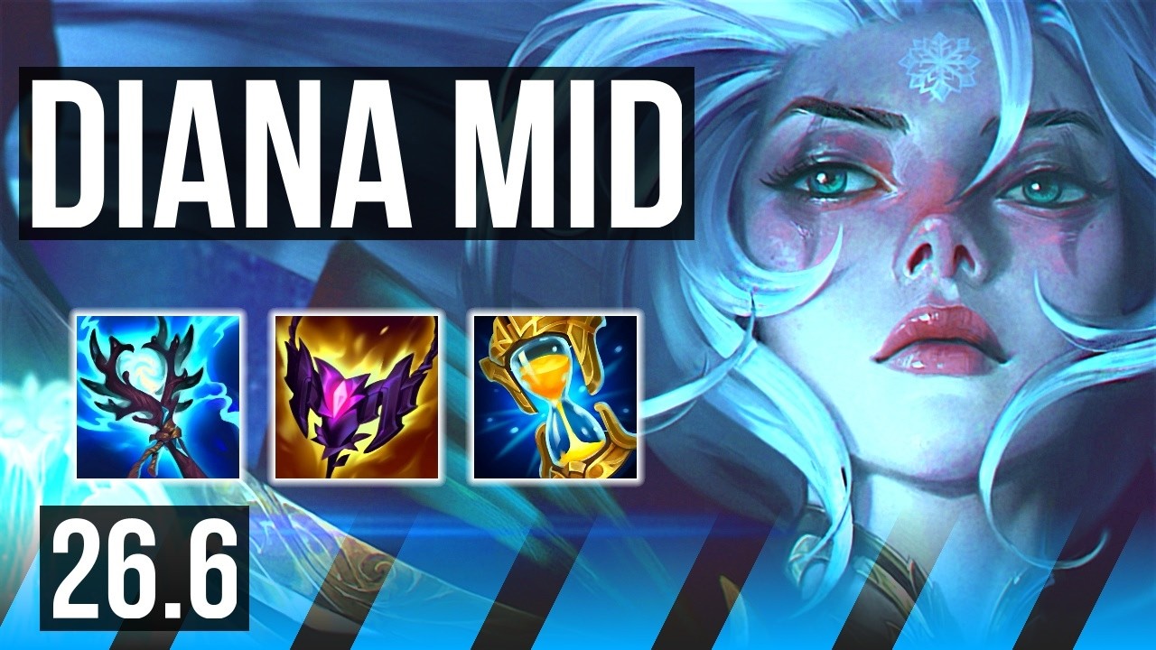 DIANA vs MORDEKAISER (MID) | EUW Mestre | 26.6