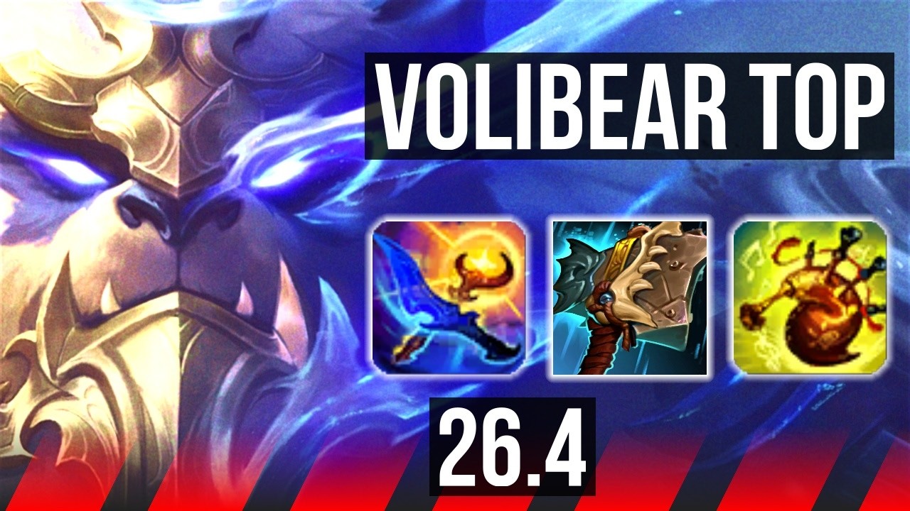 VOLIBEAR vs TRYNDAMERE (TOP) | 40K Dano | JP Desafiante | 26.4