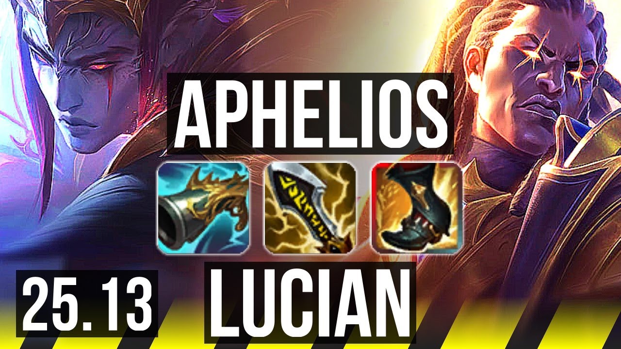 APHELIOS & Nautilus vs LUCIAN & Nami (ADC) | Legendary | EUW Master | 25.13