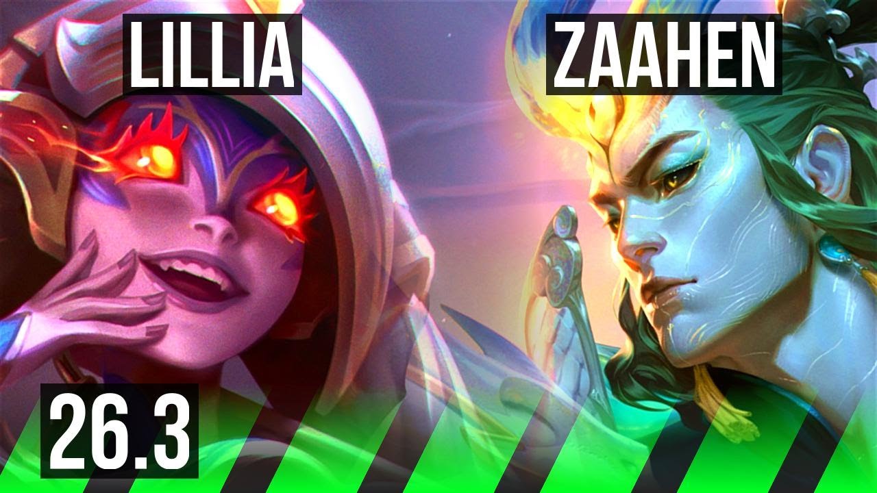 LILLIA vs ZAAHEN (JGL) | Good KDA: 10/1/11 | EUW Desafiante | 26.3