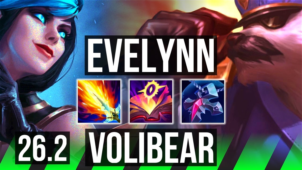 EVELYNN vs VOLIBEAR (JGL) | EUW Mestre | 26.2