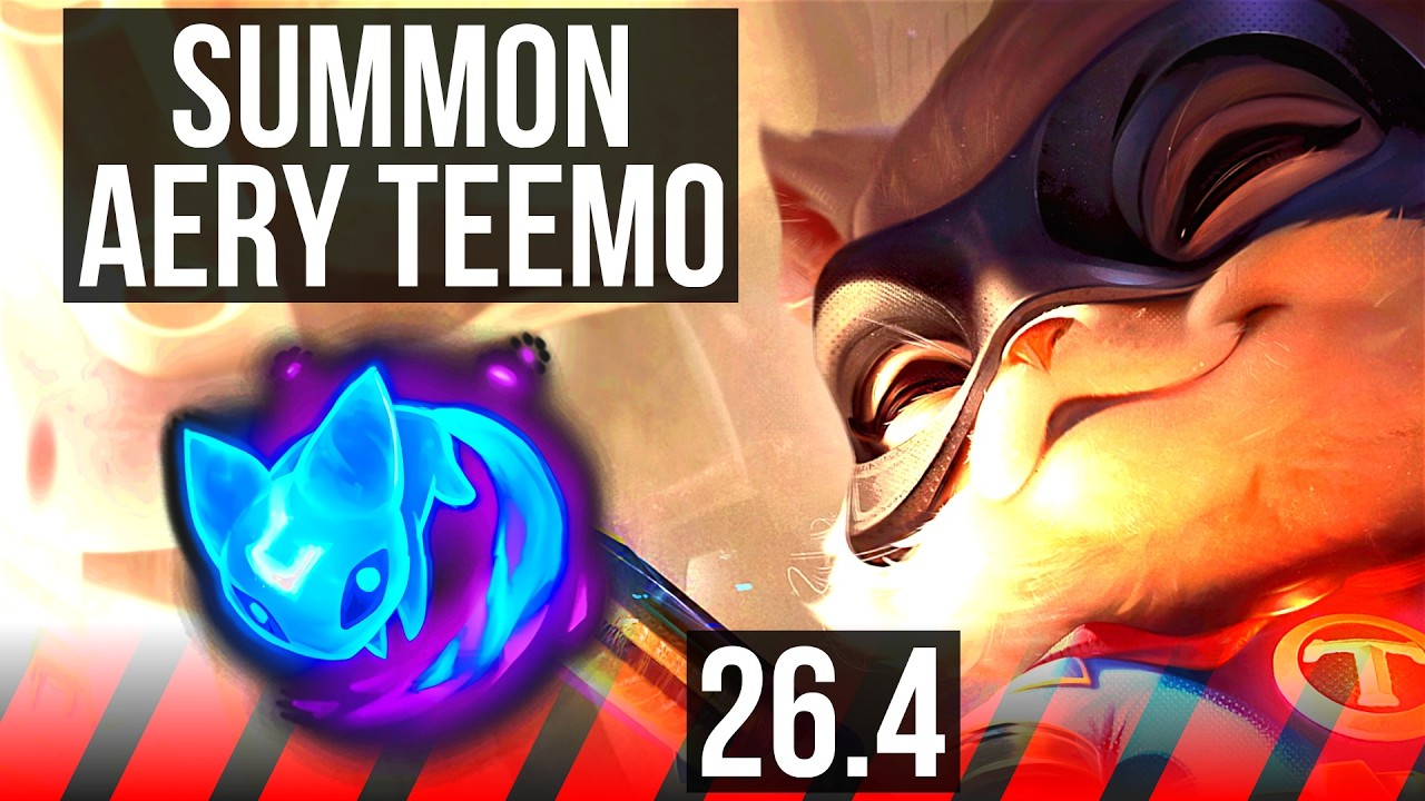 TEEMO vs AHRI (TOP) | Summon Aery, 51K Dano | EUW Mestre | 26.4