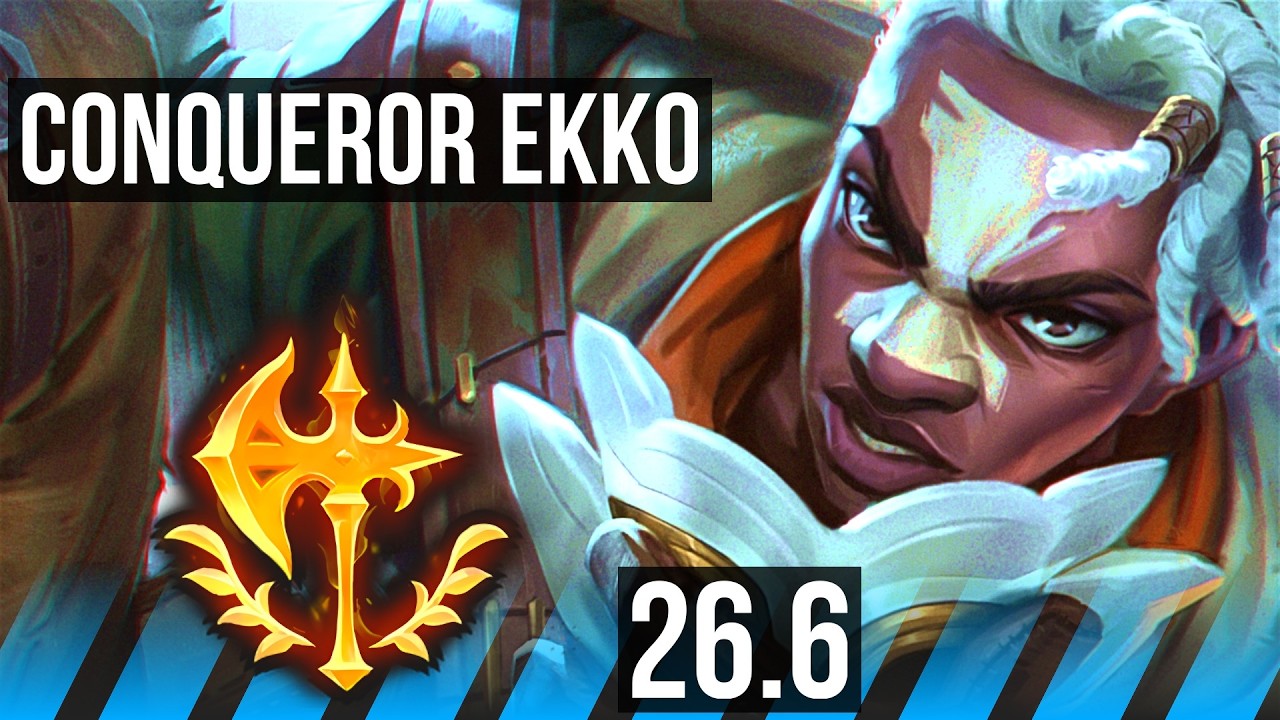 EKKO vs AHRI (MID) | Conqueror | EUW Mestre | 26.6