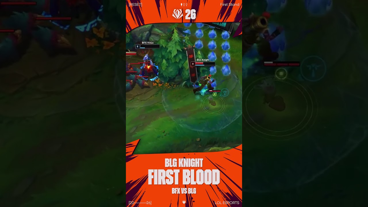 Knight claims the opening kill at #FST2026! ⚔️