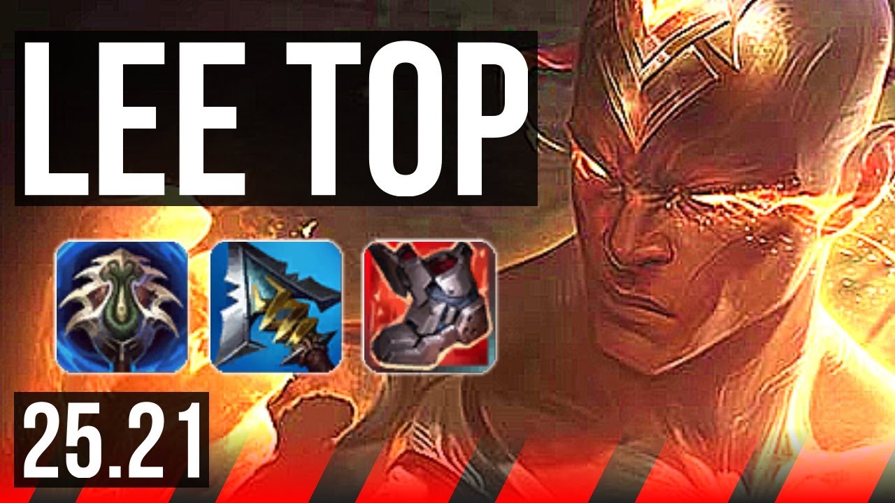 LEE SIN vs SION (TOP) | 59k Dano, 67% winrate, 6 Abates Solo, Lendário | TR Grão-Mestre | 25.21