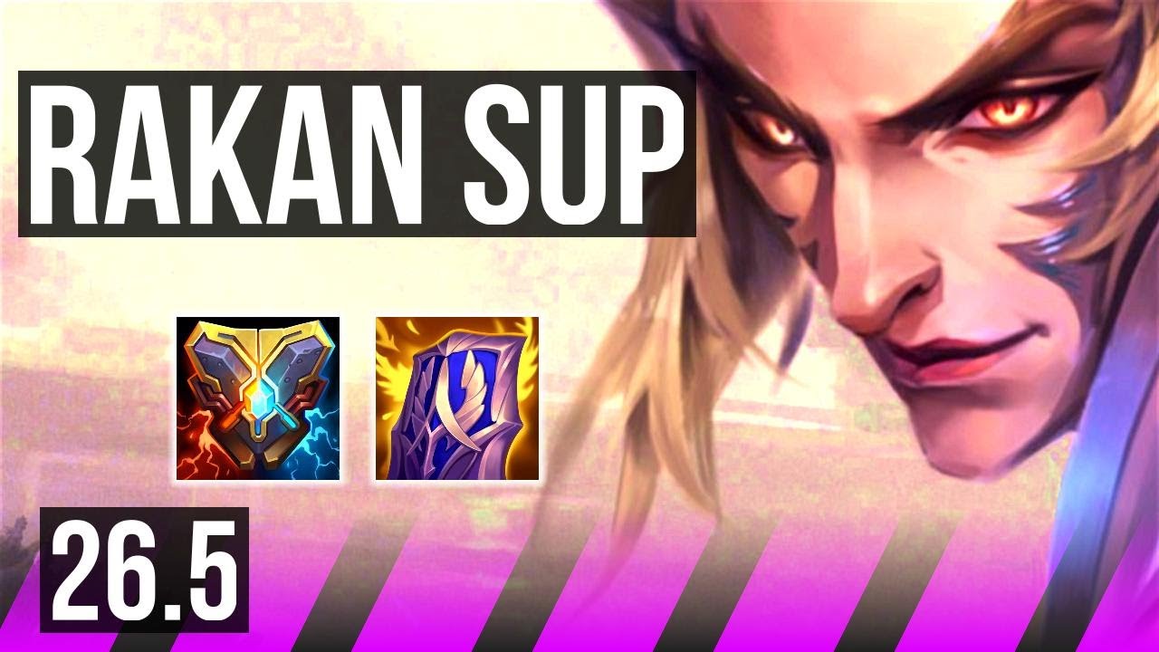 RAKAN & Aurelion Sol vs NAUTILUS & Ashe (SUP) | Good KDA: 6/2/27 | EUW Mestre | 26.5