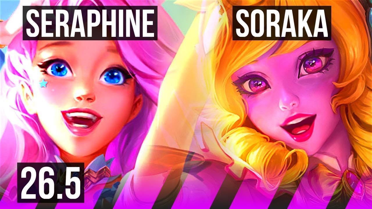SERAPHINE & Jinx vs SORAKA & Yasuo (SUP) | BR Grão-Mestre | 26.5
