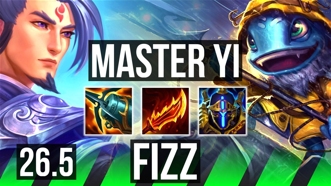 Mestre YI vs FIZZ (JGL) | KR Mestre | 26.5