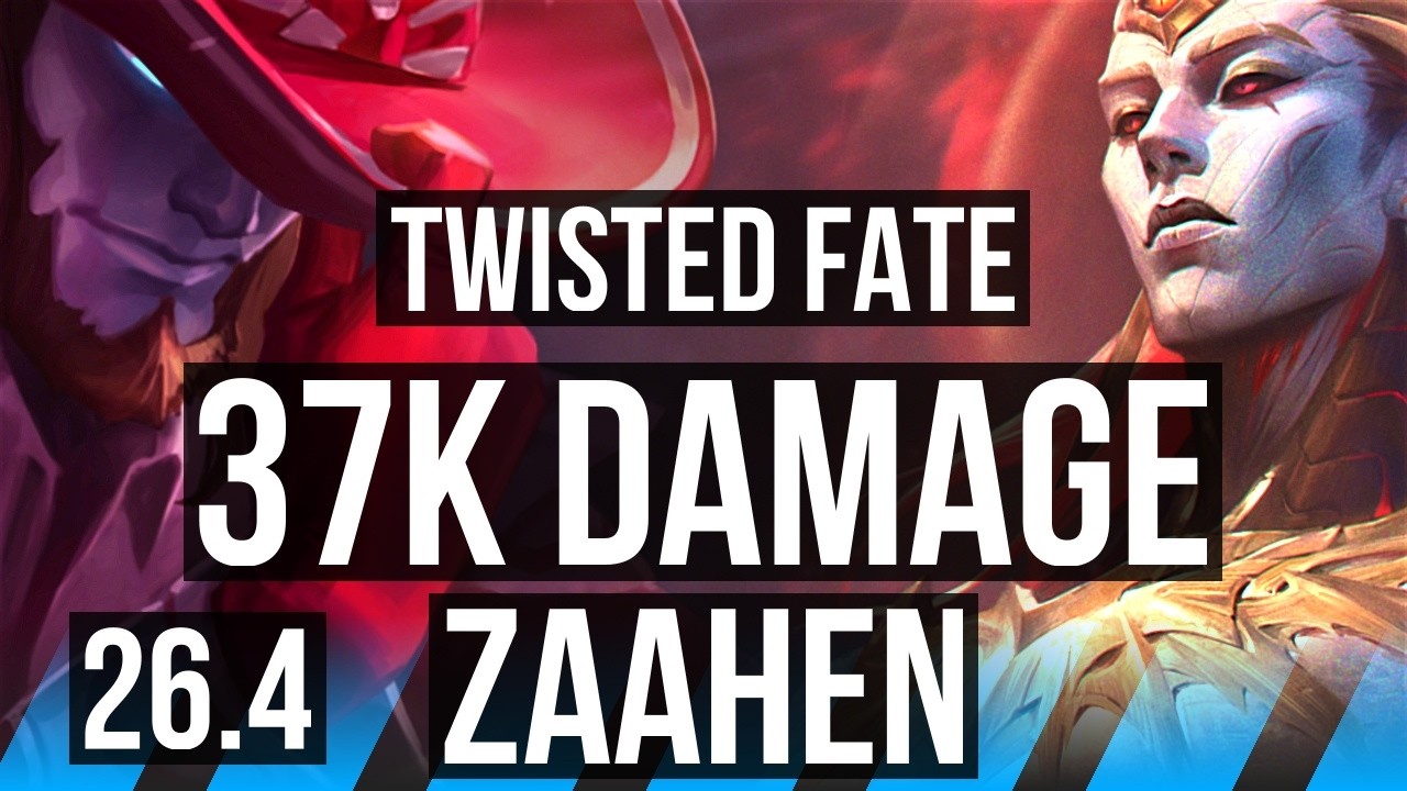 TWISTED FATE vs ZAAHEN (MID) | Good KDA: 11/1/21, 37K Dano | KR Diamante |&hellip;