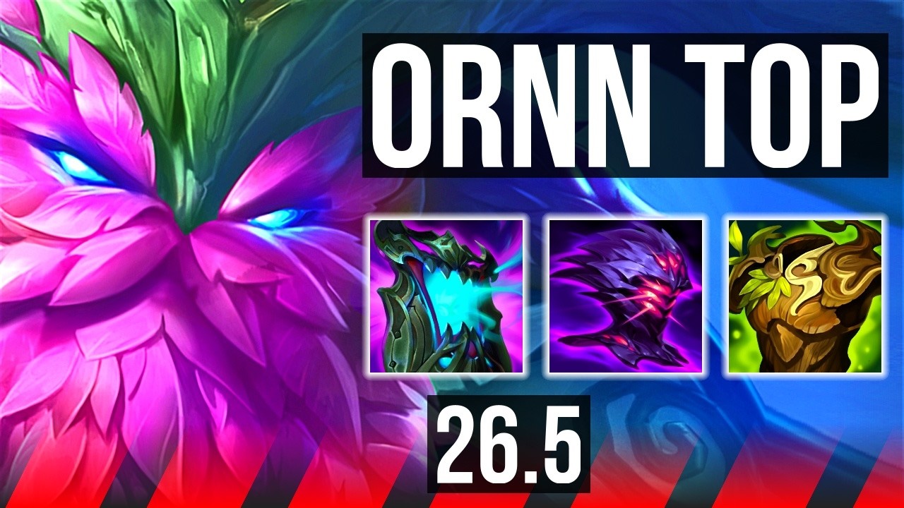 ORNN vs GAREN (TOP) | Good KDA: 8/1/10 | EUW Mestre | 26.5