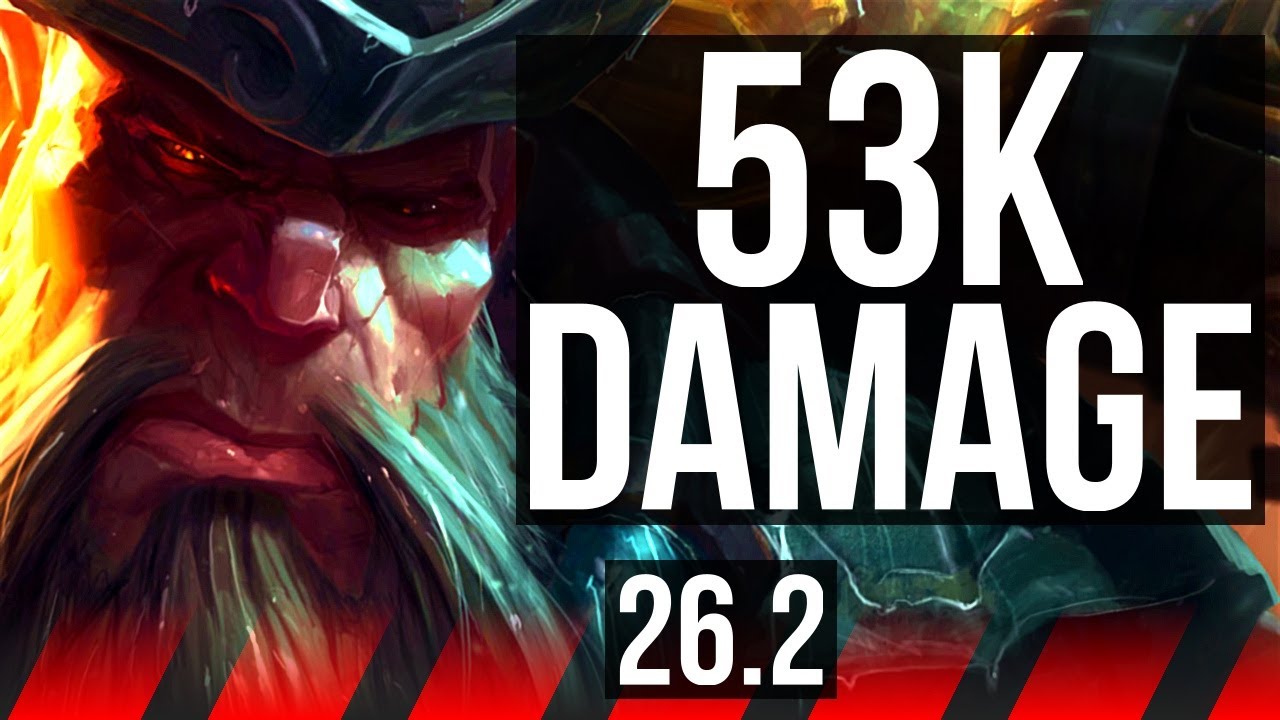GANGPLANK vs YORICK (TOP) | Good KDA: 22/1/5, 53K Dano | EUNE Grão-Mestre | 26.2